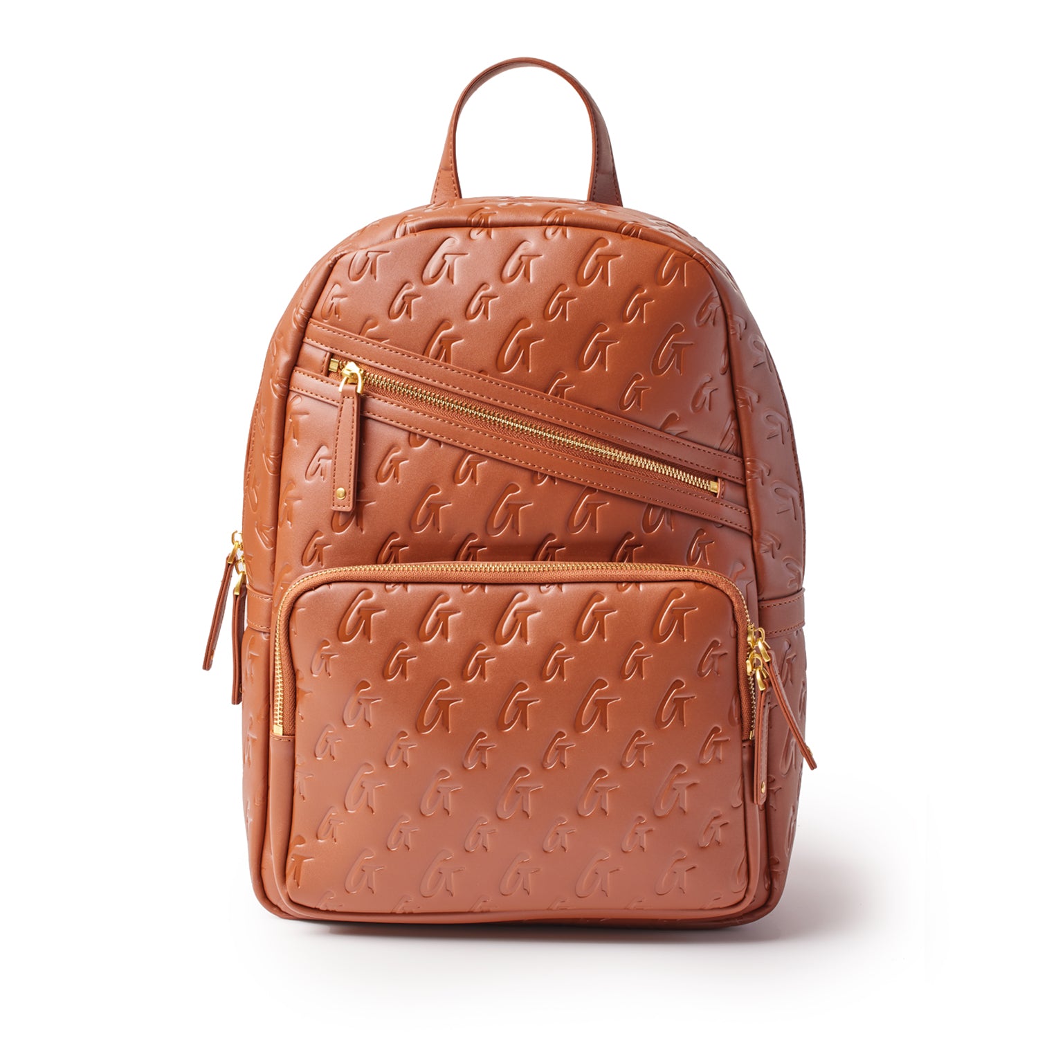 MONOGRAM Unisex Backpack - Stylish Brown Laptop Backpack for Men & Women | Perfect for Work, Travel & School | Durable & Water-Resistant