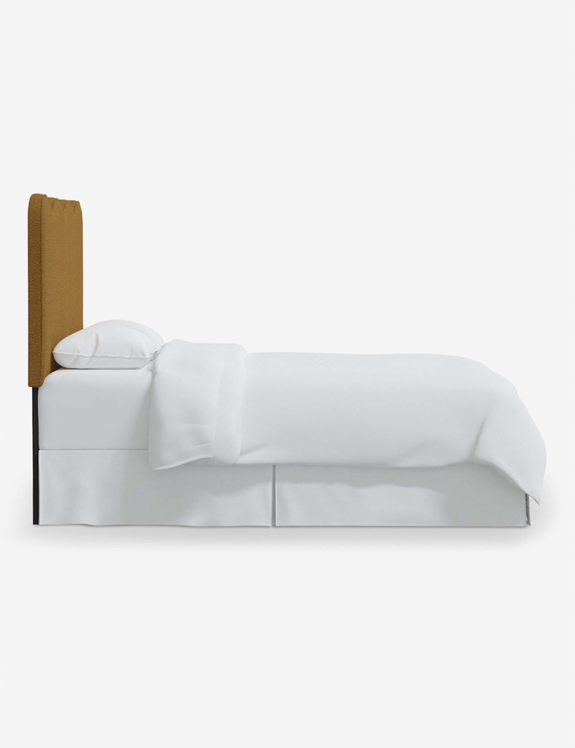 Stylish Clementine Upholstered Headboard - Queen Size Bed Frame with Nailhead Trim - Perfect for Master Bedroom & Guest Room Decor