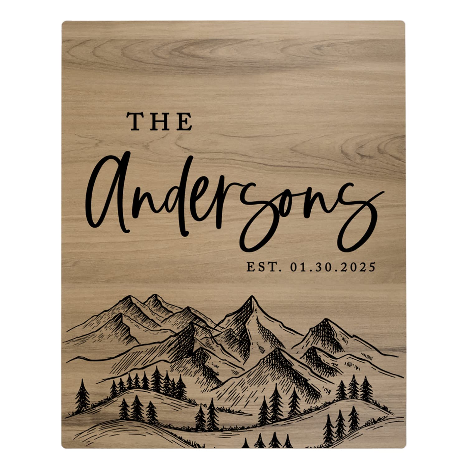 Custom Wooden Welcome Sign for Wedding - 16