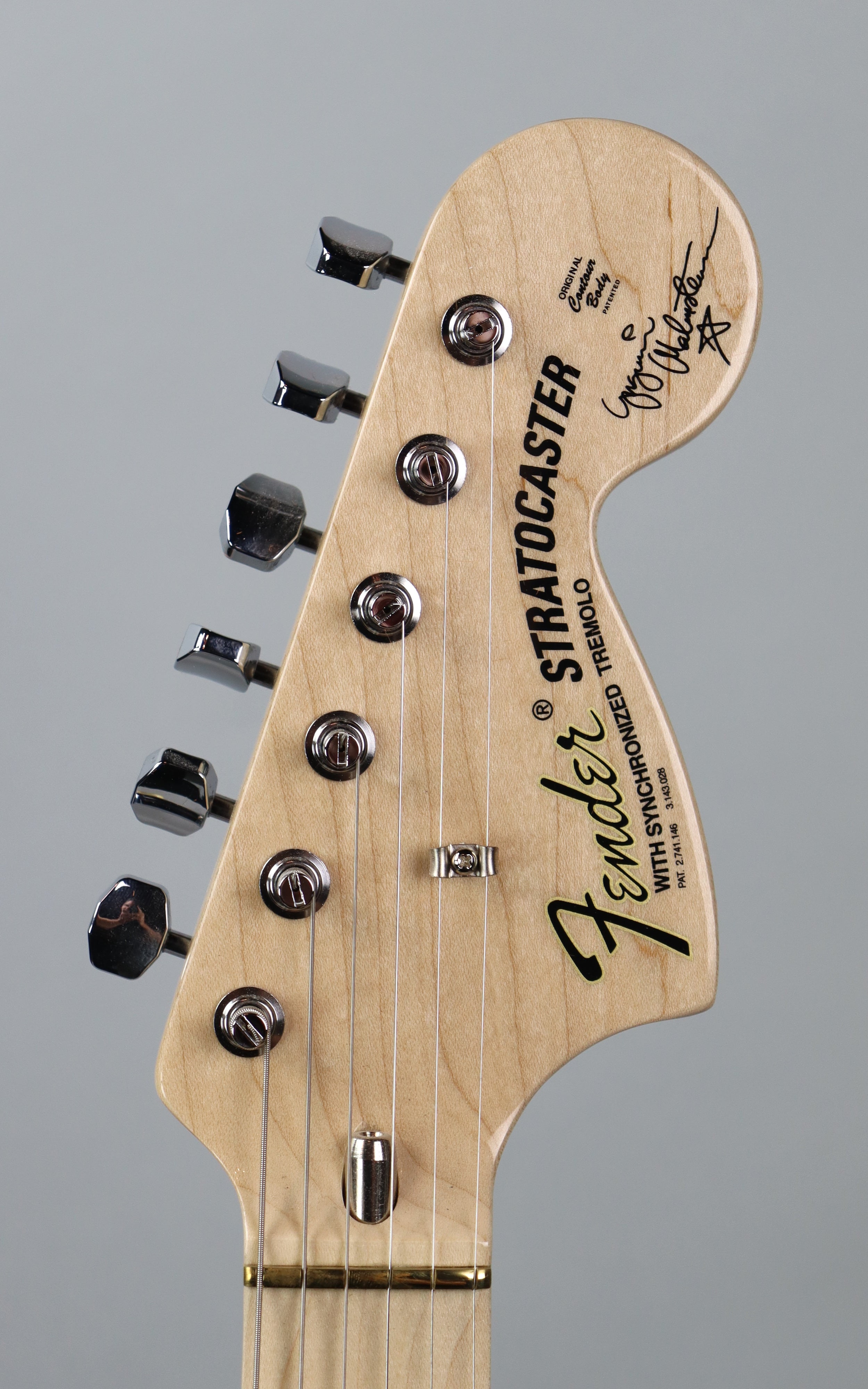 Fender Yngwie Malmsteen Stratocaster Electric Guitar with Scalloped Maple Fingerboard - Vintage White Finish | Perfect for Rock, Metal & Shredding Performances