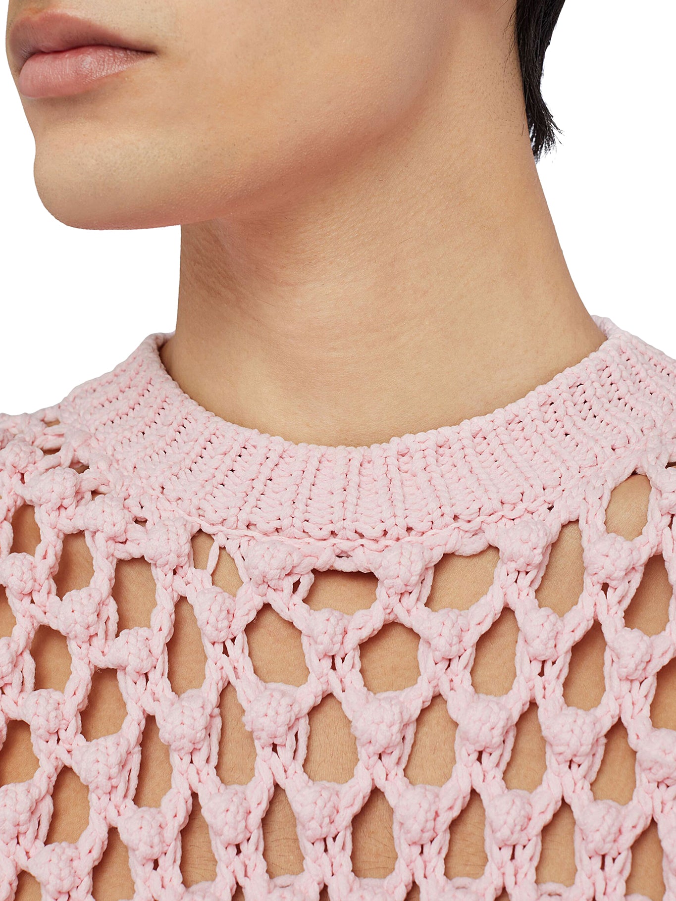 Stylish Crew Neck Crochet Sweater for Women - Cozy Handmade Knit Pullover - Perfect for Fall, Winter & Casual Outings