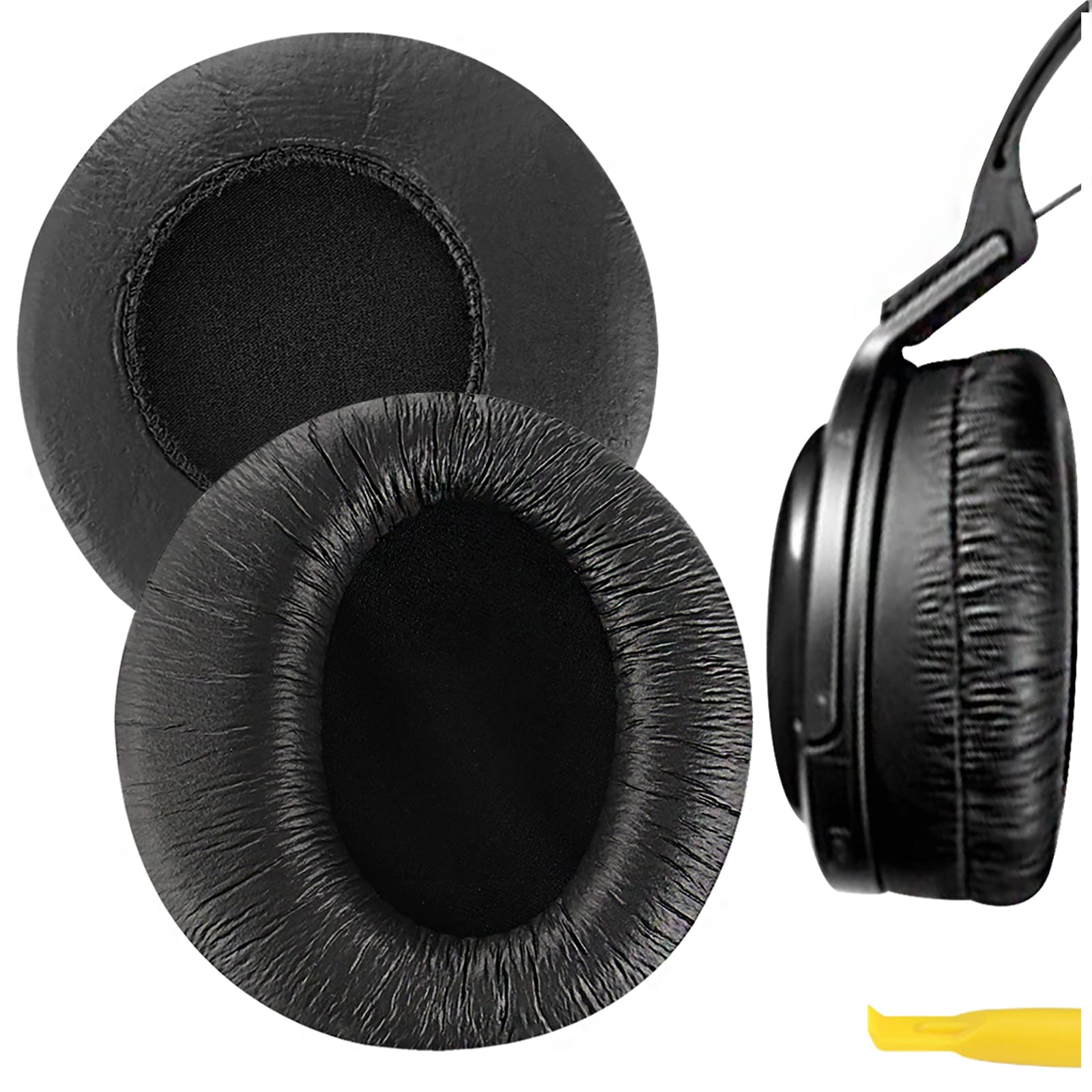 Geekria QuickFit Replacement Ear Pads for Sony MDR-RF960R MDR-RF925R MDR-RF985R Headphones - Soft Memory Foam Ear Cushions, Noise Isolation Earpads, Comfortable Headset Ear Cups Cover Repair Parts (Black) - Perfect for Gaming, Music & Home Office Use