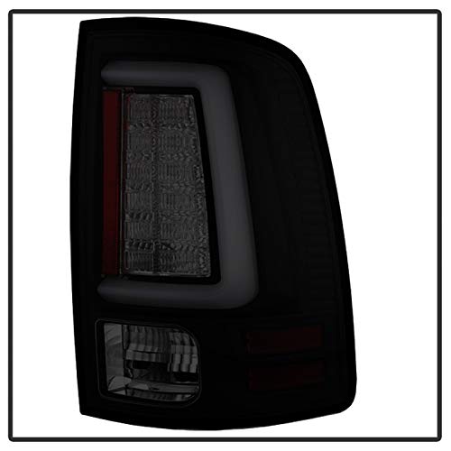 Spyder Auto 5084033 Black Smoke LED Tail Lights for Dodge Ram 1500 (2009-2018) & Ram 2500/3500 (2010-2018) - Replacement for Incandescent Models - Enhanced Visibility & Style for Trucks, Off-Roading & Night Driving