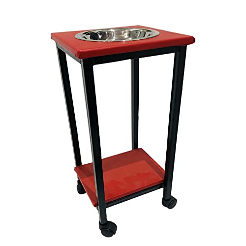 Professional Beauty Salon Trolley with Wheels & Bowl - Heavy Duty Manicure Pedicure Barber Cutting Styling Chair for Salon, Spa & Home Use