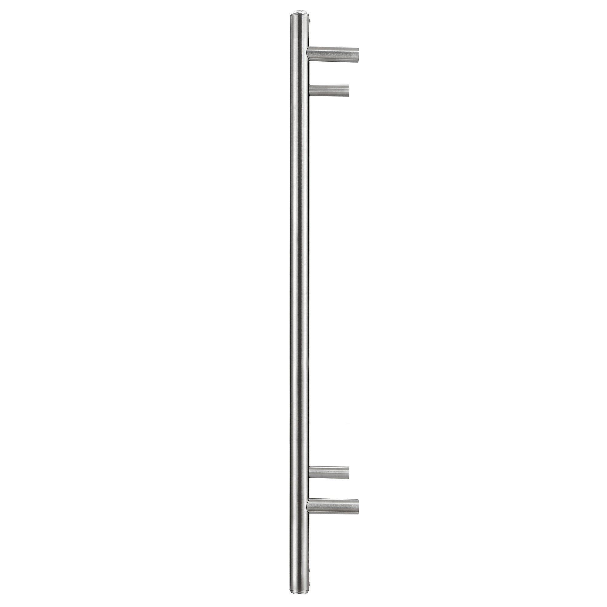 Ancona Novara 10 Bar Wall Mounted Towel Warmer - Brushed Nickel Finish with WiFi Timer - Bathroom Heated Towel Rack for Spa, Luxury Home & Hotel Use