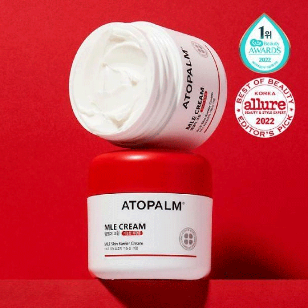 ATOPALM MLE Cream 160ml - Intensive Moisturizing Facial Cream for Dry & Sensitive Skin | Dermatologist Recommended | Day & Night Use for Hydration & Skin Barrier Repair