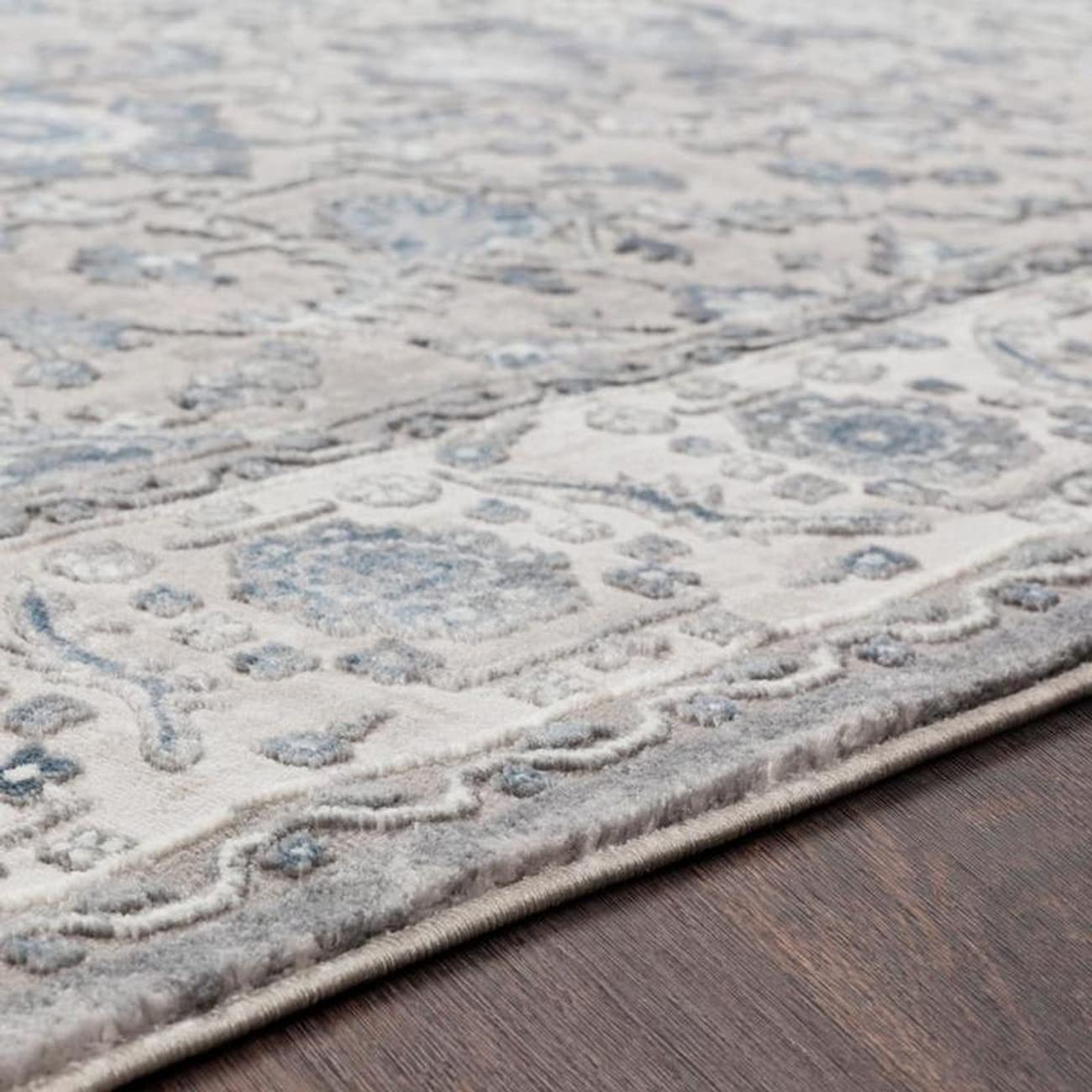 Mark&Day Traditional Navy Area Rug 2x3 - Non-Slip Blue and White Carpet for Living Room, Bedroom, Kitchen - Soft Indoor Floor Mat (2' x 2'11