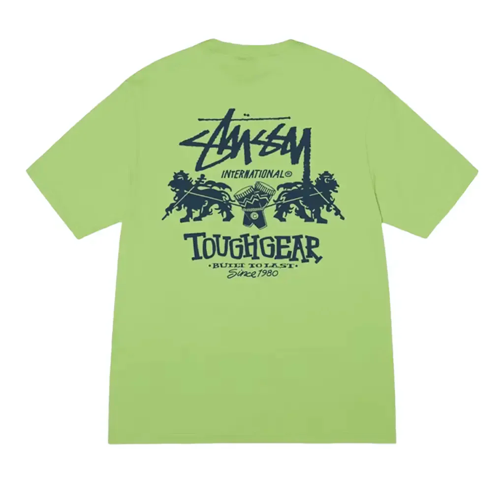 Stussy Tough Gear International Tee - Premium Cotton Streetwear T-Shirt for Men | Casual Wear, Skate Style & Urban Fashion