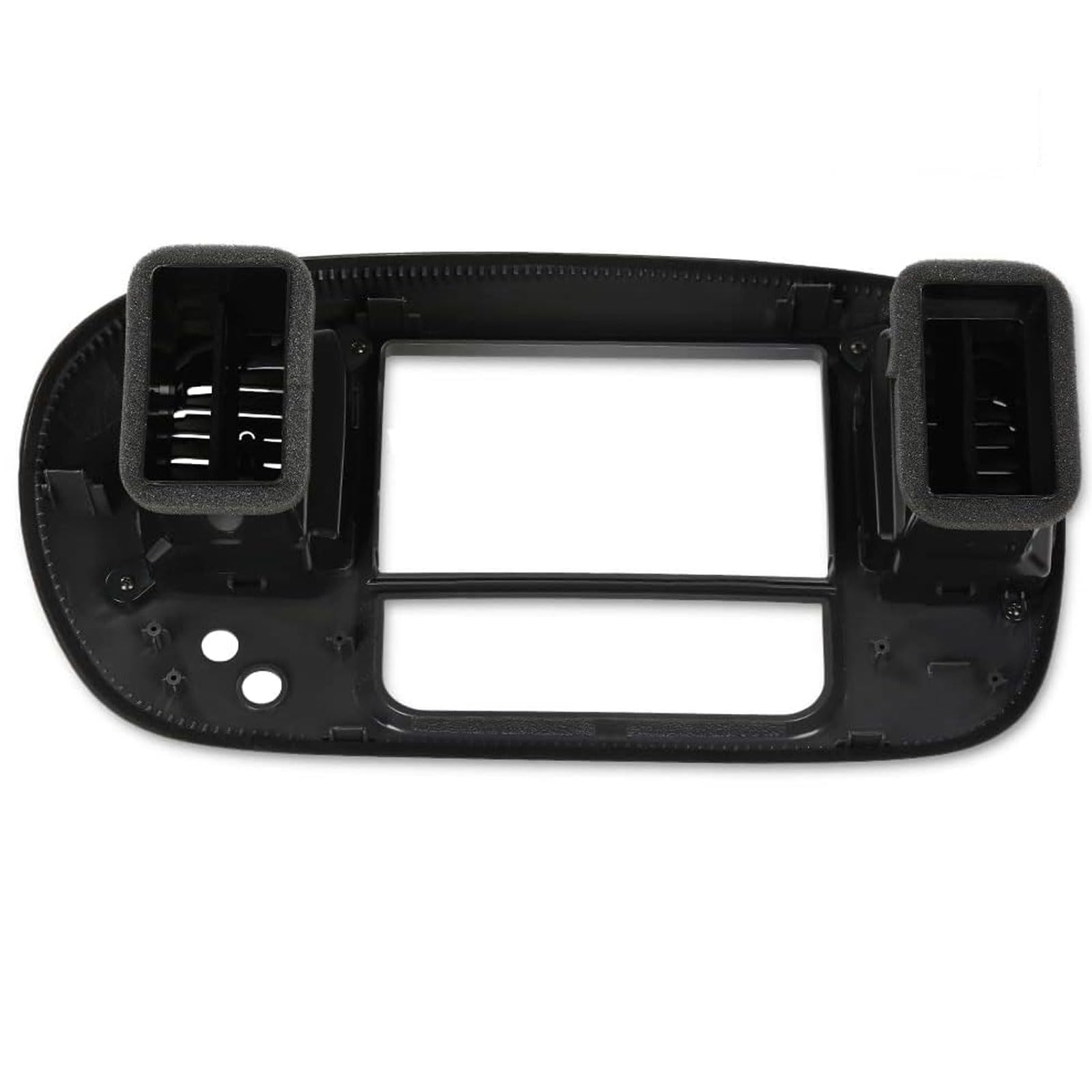 1997-2003 Ford F150 Expedition Center Dash Radio Climate Control Bezel Panel with Air Vents - Grey Trim Replacement Part for Car Interior Upgrade & Restoration