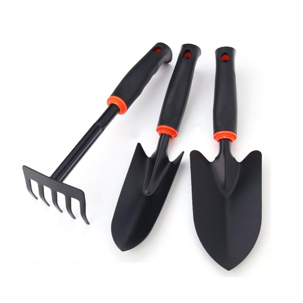 Durable 3-Piece Garden Tool Set - Stainless Steel Trowel, Hand Shovel & Cultivator with Ergonomic Handle for Gardening, Planting & Weeding | Perfect for Men & Women | Indoor & Outdoor Use