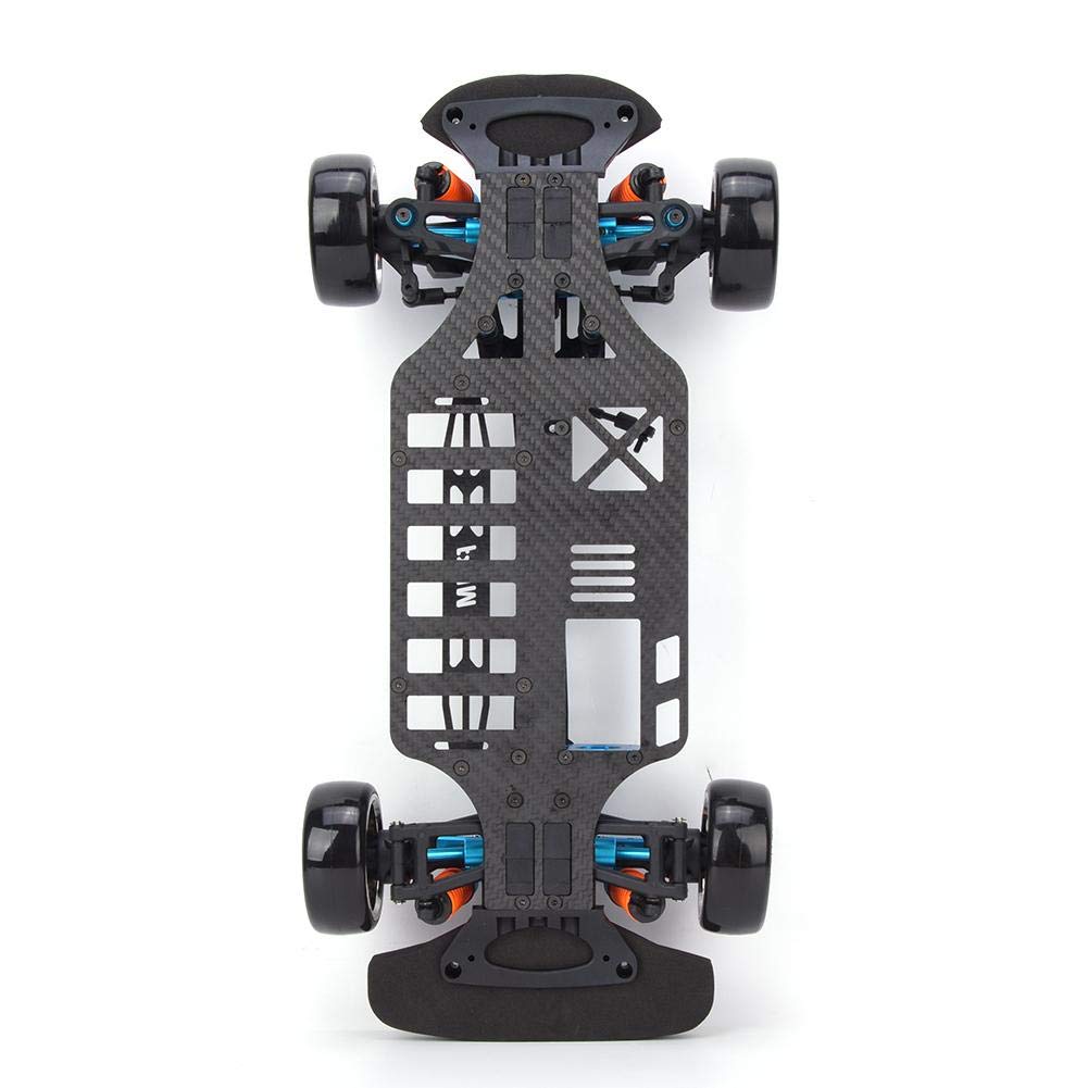 Carbon Fiber Wheelbase Frame & Chassis Bumper for TT01/TT01E 1/10 RC Car Model - Lightweight & Durable Upgrade Part for Racing & Off-Road Drifting