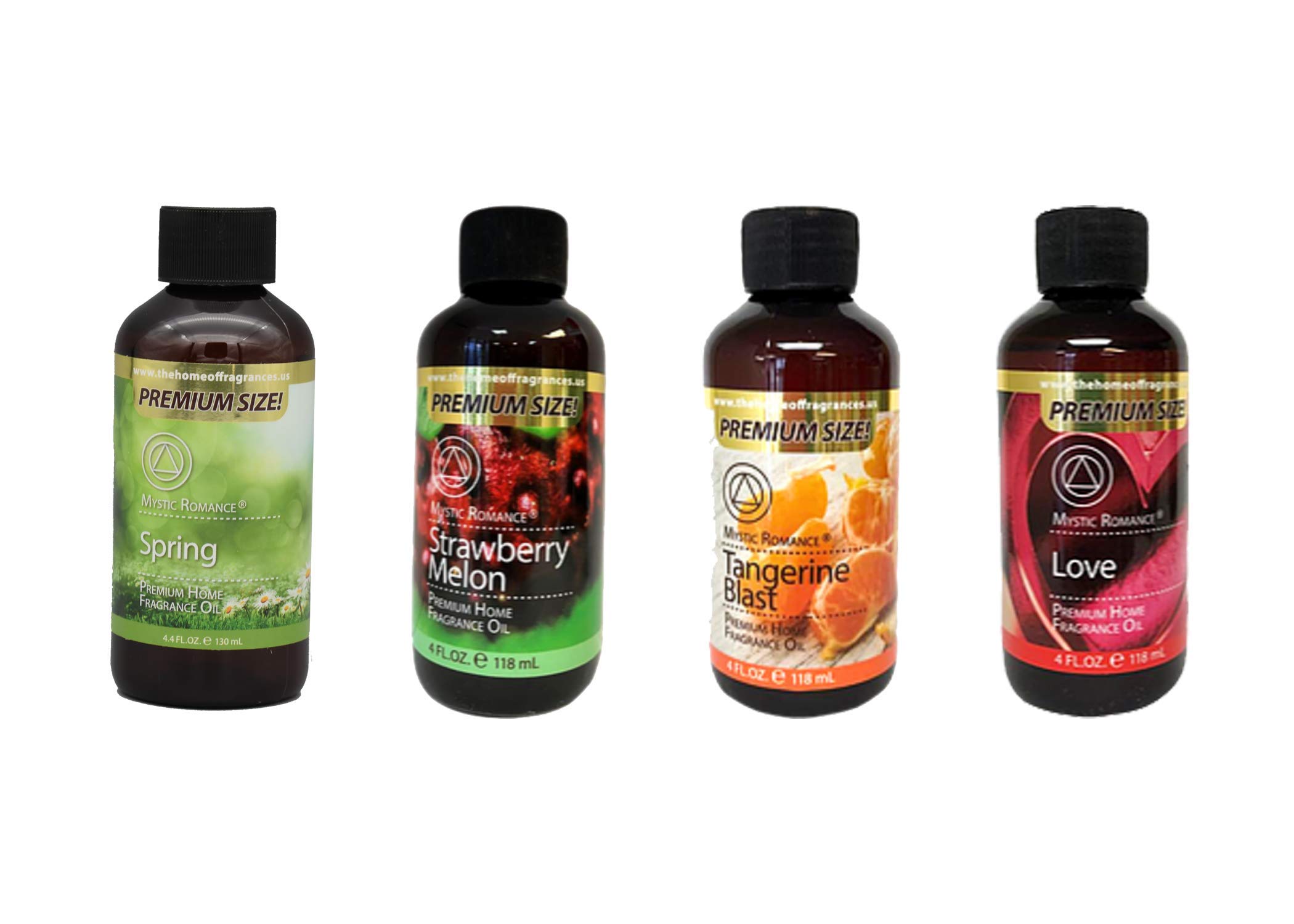 4 Pack 4oz Fragrance Oils - Premium Scented Oils for Diffusers, Candles, Soaps & Home Aromatherapy