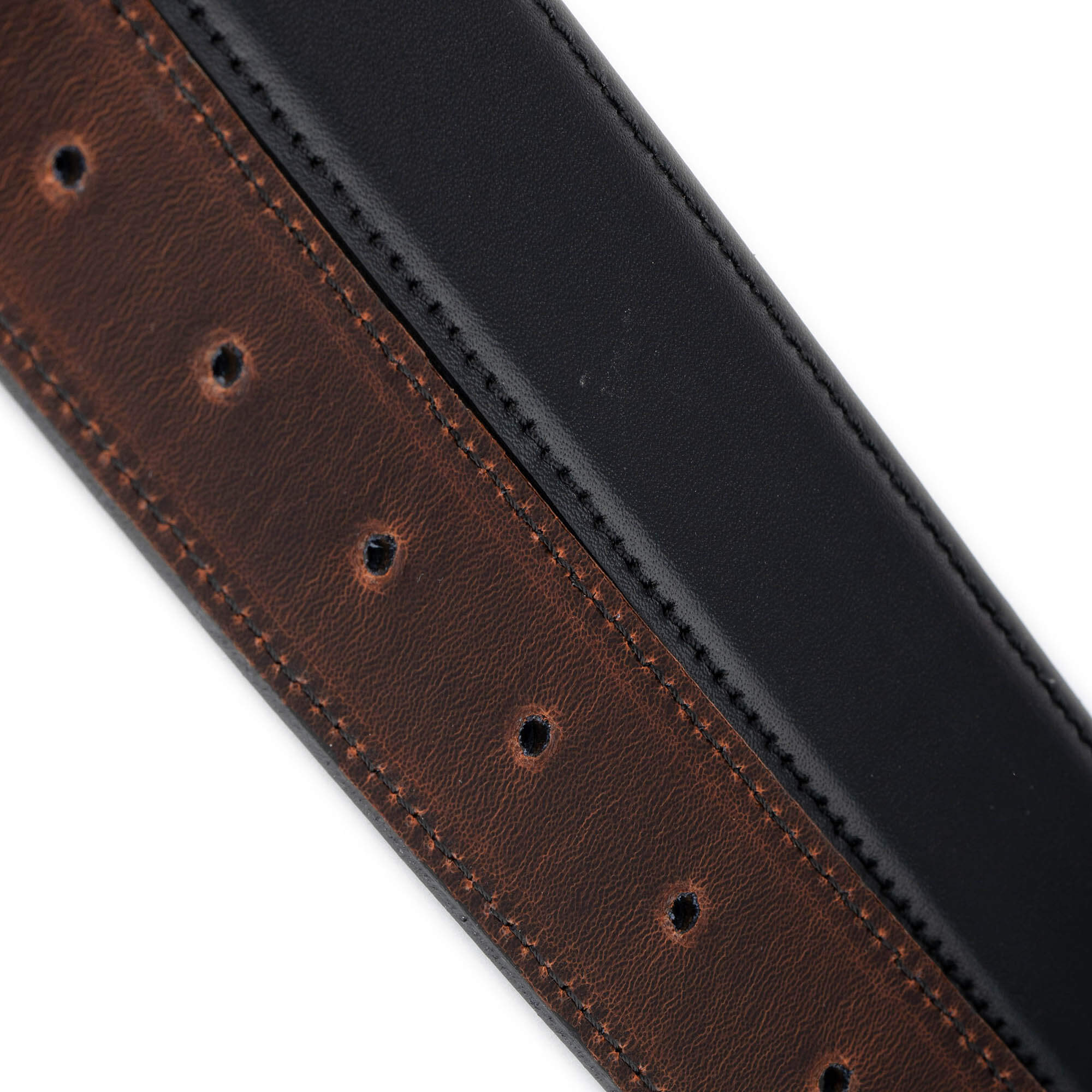 Reversible Black & Brown 3.5cm Genuine Leather Belt Strap for Cartier Buckles Replacement - Perfect for Dress, Casual & Business Attire