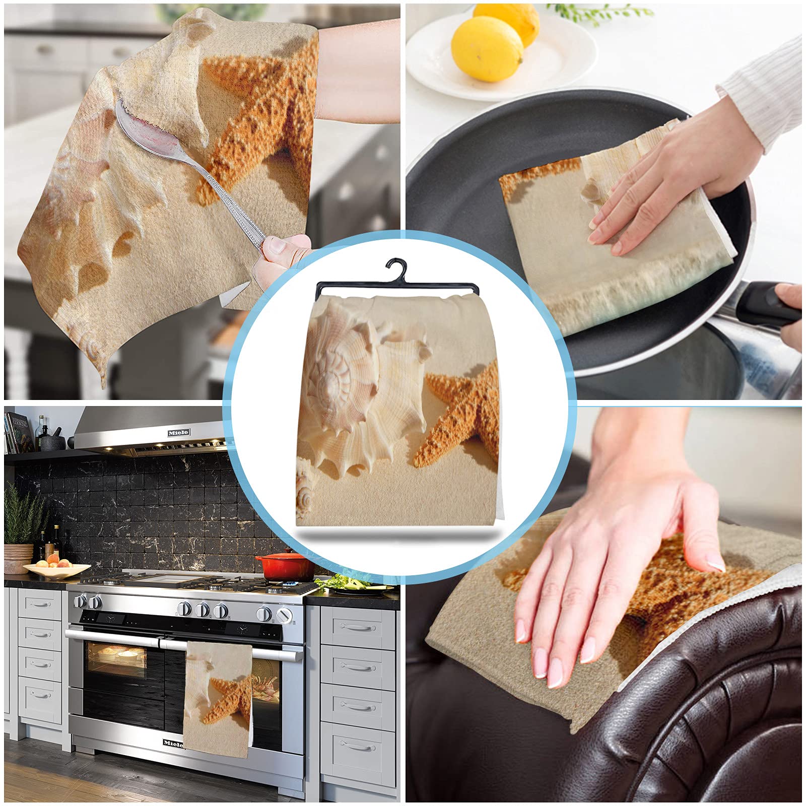 Premium Absorbent Dish Towels Set of 3 - 18