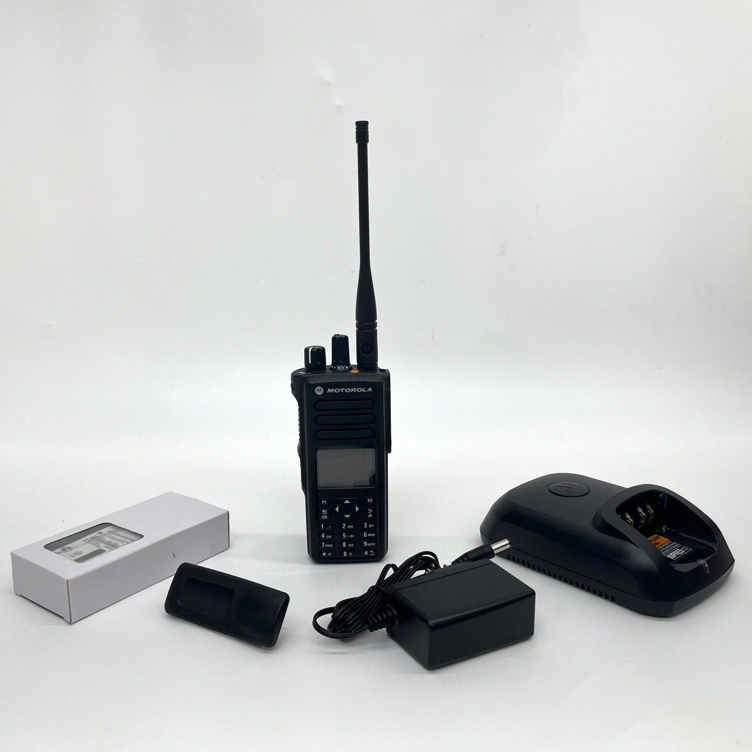 Motorola XPR7550 AAH56RDN9KA1AN UHF Two-Way Portable Radio - Compatible with Connect Plus, LTR Passport & CapMax Systems - Ideal for Construction, Security & Event Communication