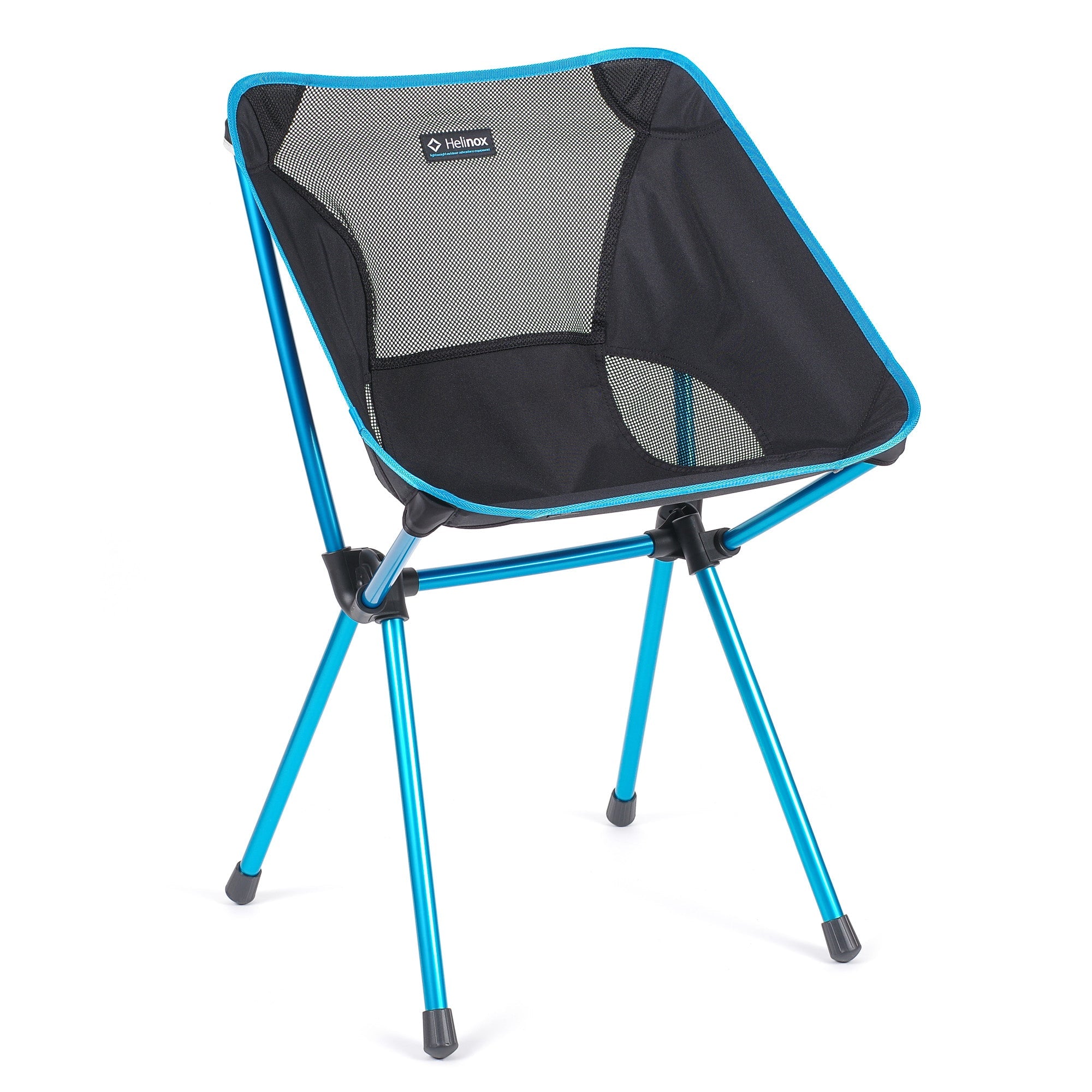 Helinox Cafe Chair - Lightweight Portable Camping Chair for Outdoor, Travel, Picnic & Backpacking - Compact Folding Design - Black