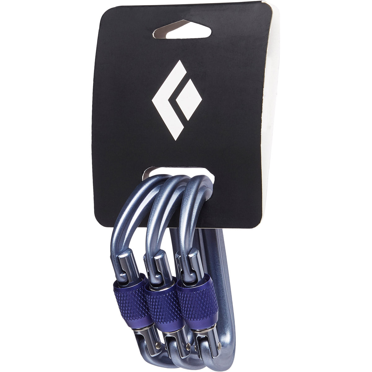 Liteforge Screwgate Carabiner 3 Pack - Heavy Duty Climbing Carabiners for Rock Climbing, Hiking, Camping & Outdoor Adventures - Durable Aluminum Alloy Locking Carabiners with Keylock System