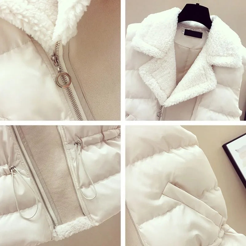 Women's 3-Piece Winter Sweater Set - Korean Fashion Heart Beaded Knitwear + Lambswool Vest + Pants Suit | Warm Autumn Winter Outfit for Office, Dating & Casual Wear