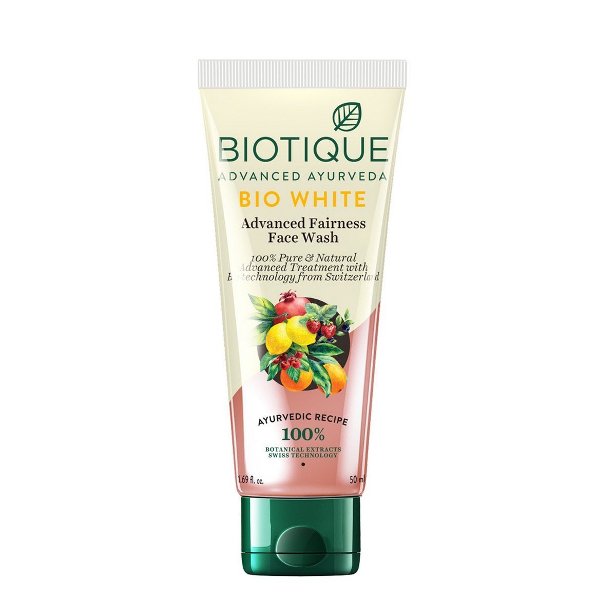 Biotique Bio White Advanced Fairness Face Wash 150ml & Bio Milk Protein Whitening Rejuvenating Face Pack 50g - Natural Skincare for All Skin Types - Brightening & Hydrating Daily Routine for Glowing Skin