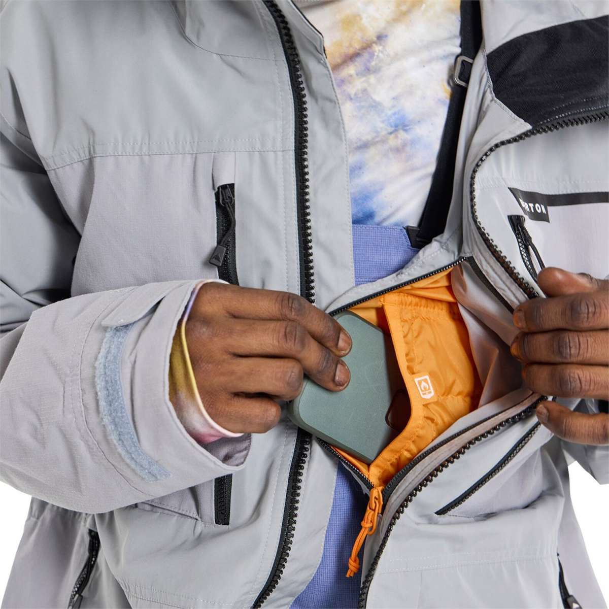 Burton Frostner 2L Waterproof Jacket for Men & Women 2024 - Lightweight Winter Snowboarding Coat for Skiing, Hiking & Outdoor Adventures
