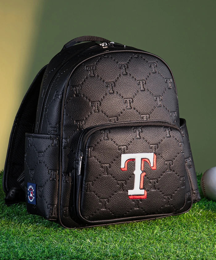 MLB Texas Rangers Backpack for Men & Women - Official Licensed Baseball Team Backpack - Durable School, Travel & Game Day Backpack for Fans