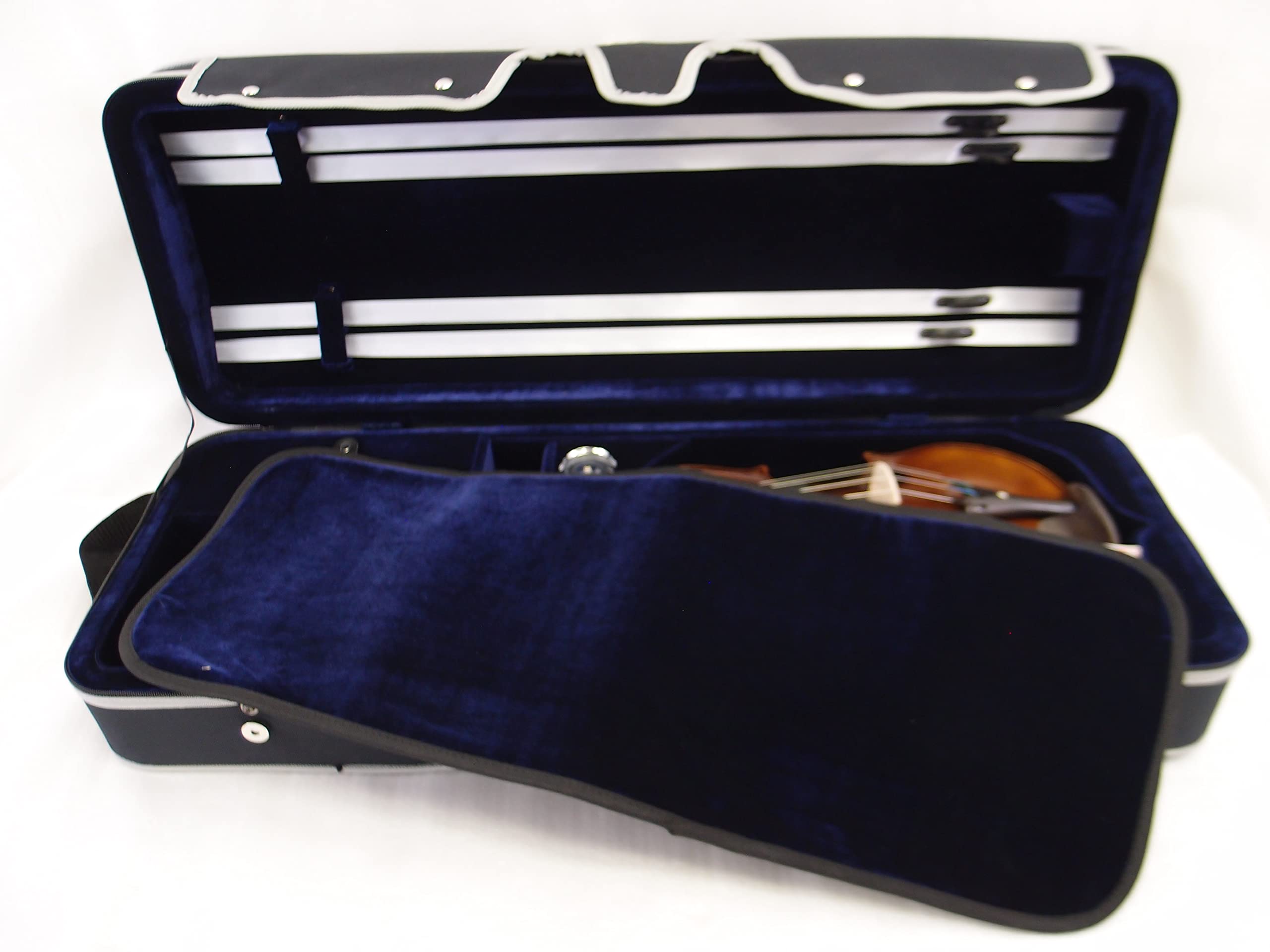 Premium Foam Padded Viola Case - Adjustable Fit for 15