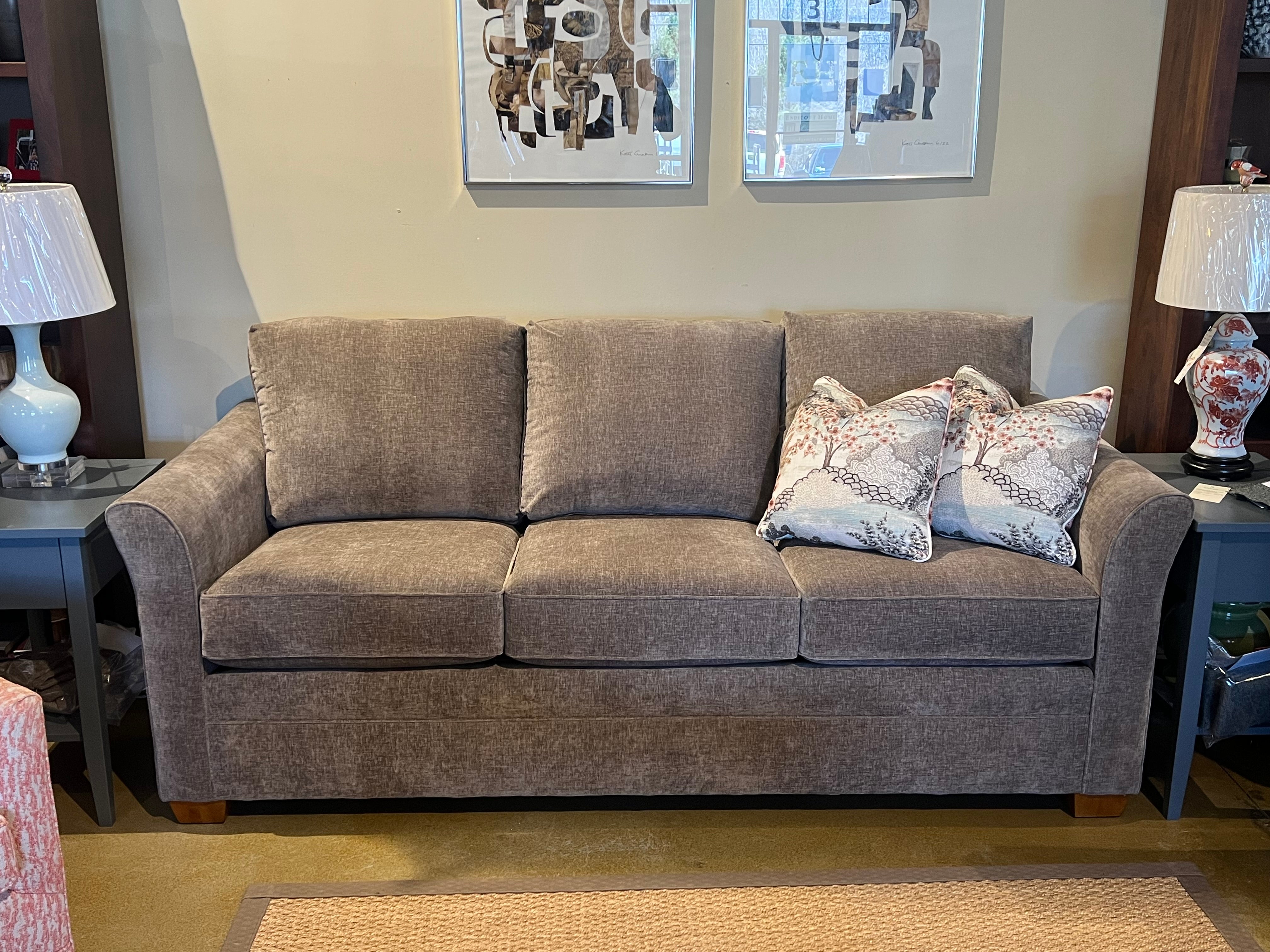 Christy Longer Condo Sofa - Modern Showroom Model | Comfortable Sectional Couch for Living Room, Apartment & Small Spaces