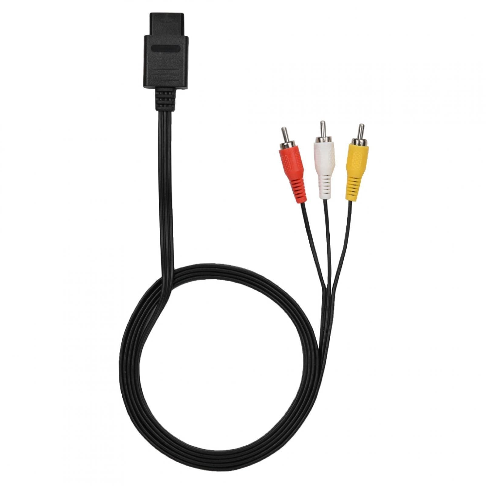 Mumisuto 1.75m AV Cable with Yellow Red White Connectors - High Quality Audio Video Cable for SNES Game Console - Perfect for Retro Gaming Setup & Home Theater Systems