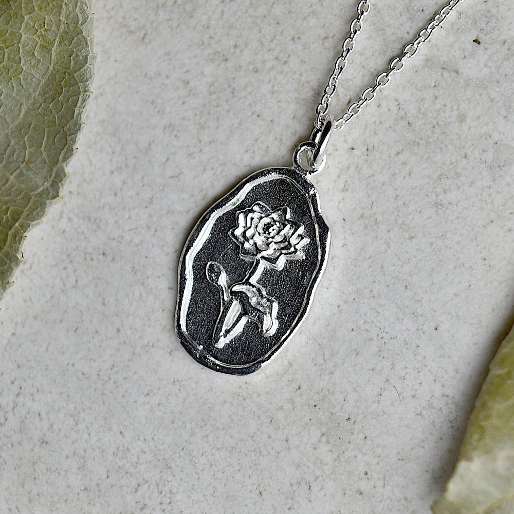 Flower of the Month Charm Necklace - Birth Month Floral Pendant Jewelry for Women - Perfect Gift for Birthday, Anniversary & Special Occasions