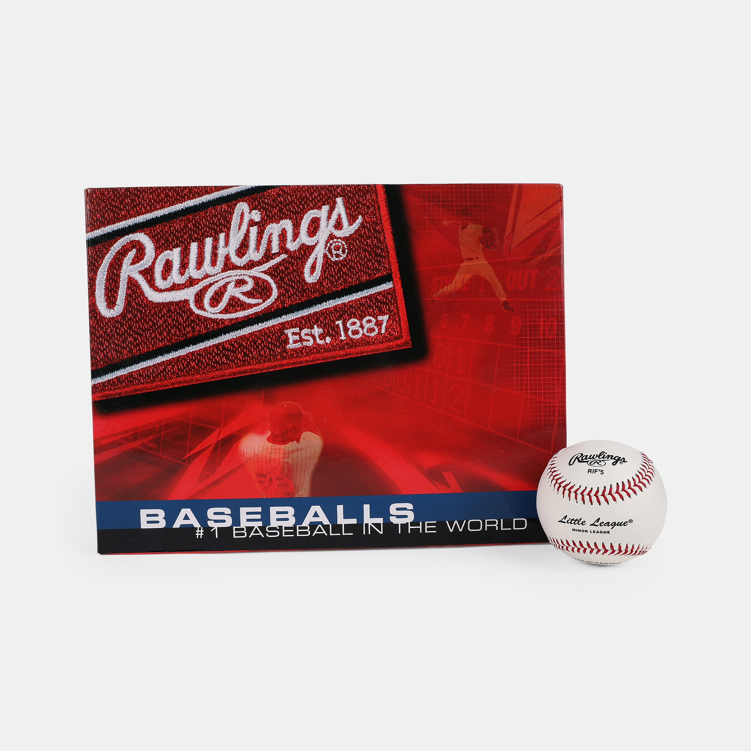 Rawlings Level 5 Little League Training Baseballs - 12 Pack Official Size & Weight for Youth Baseball Practice, Games & Team Drills