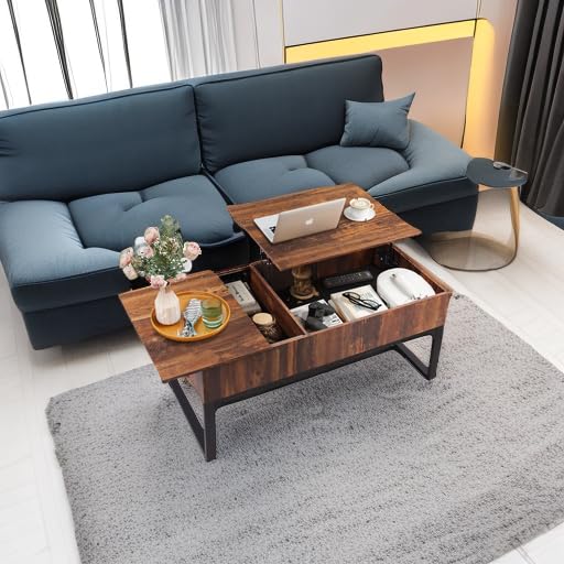 WLIVE Lift Top Coffee Table with Storage - 40.9