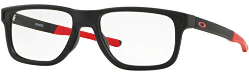 Satin Black & Red/Demo Lens