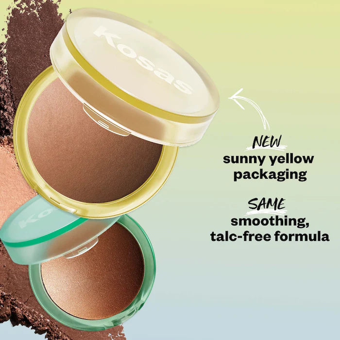 KOSAS Baked Bronzer - Talc-Free, Glowy Warmth for a Sun-Kissed Look | Perfect for Everyday Wear & Natural Makeup Looks