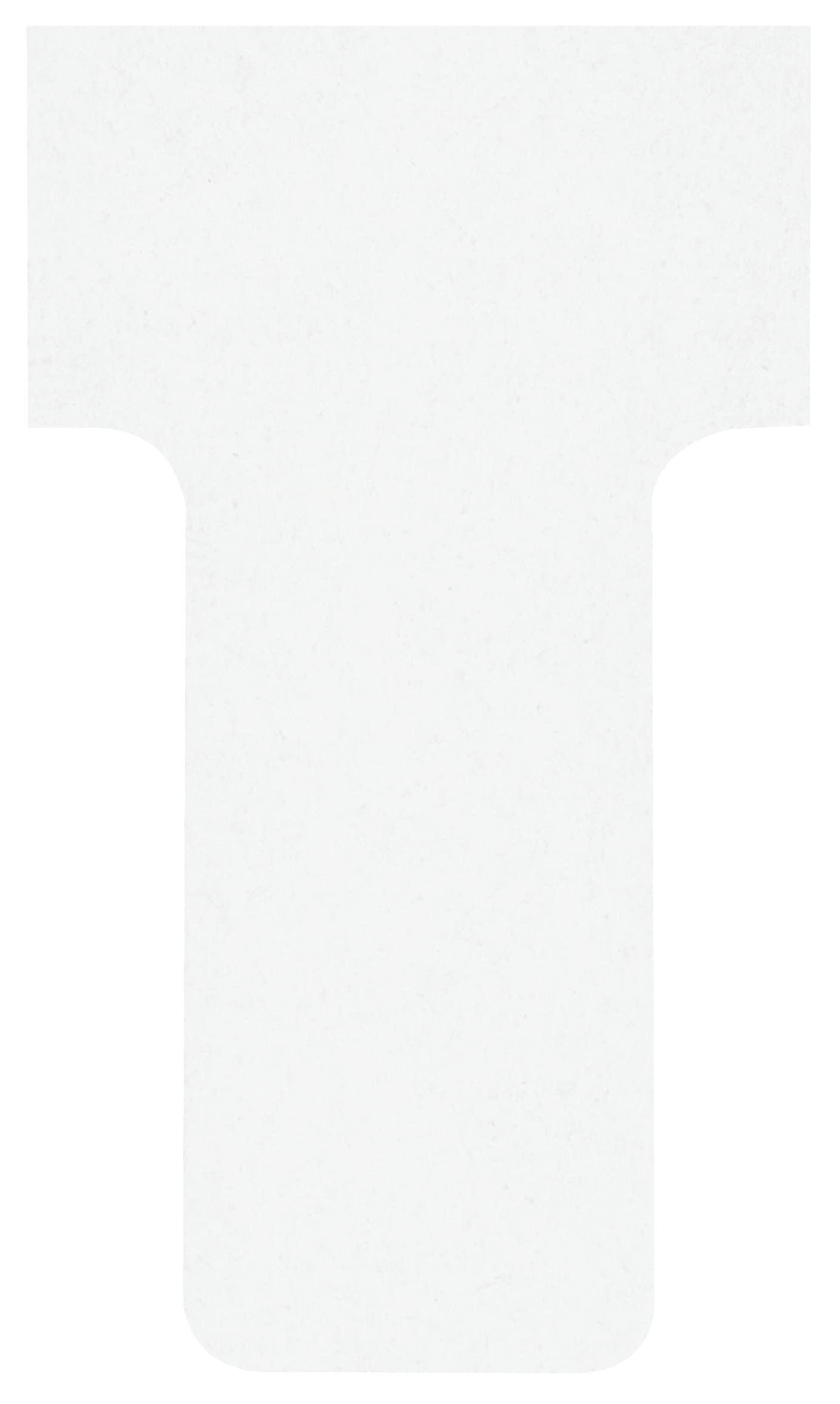 A110 White T-Cards Size 1 (100 Pack) - Perfect for Office Filing, Indexing, and Document Organization