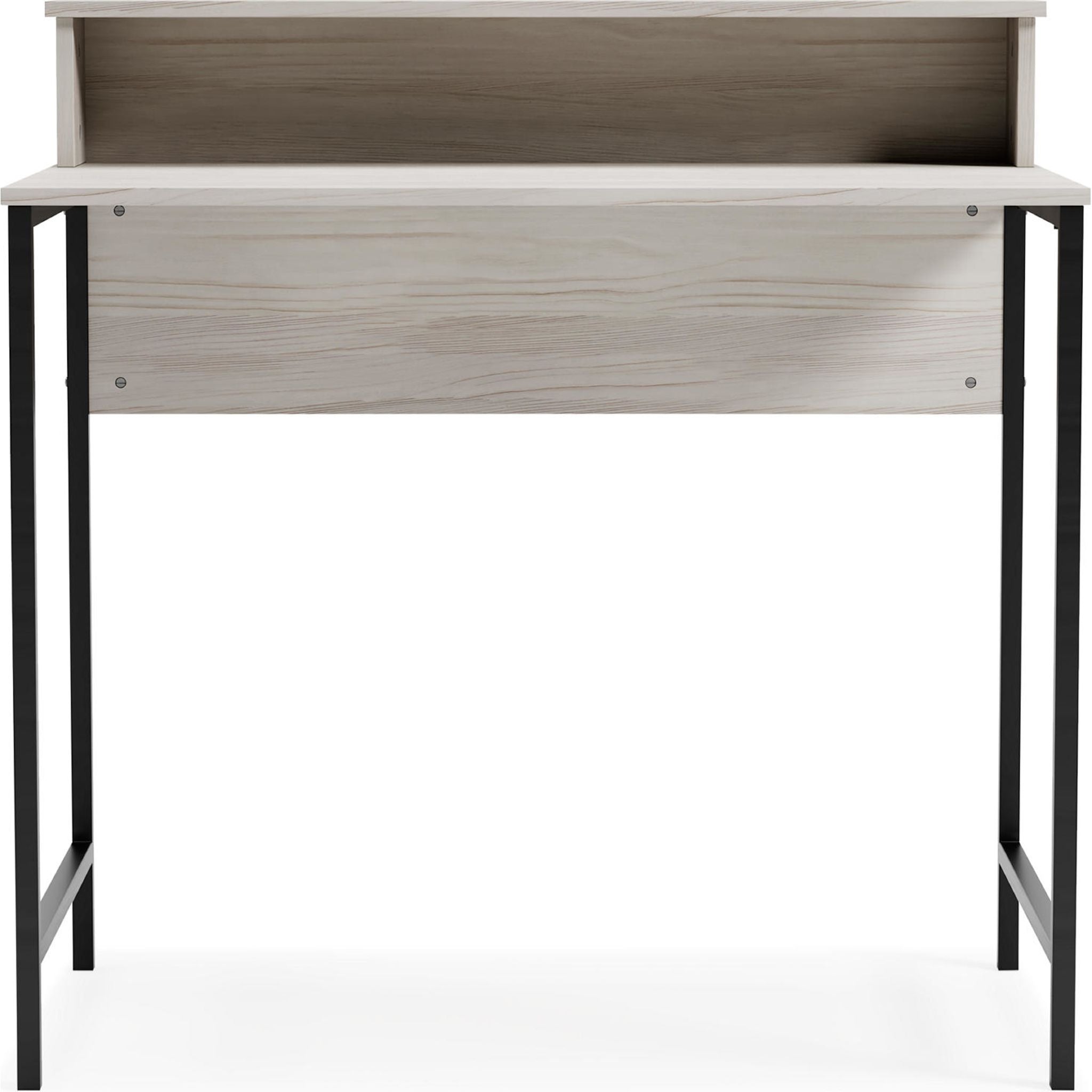 Bayflynn Modern Office Desk - White & Black Ergonomic Computer Workstation for Home & Office Use | Perfect for Remote Work, Gaming & Study