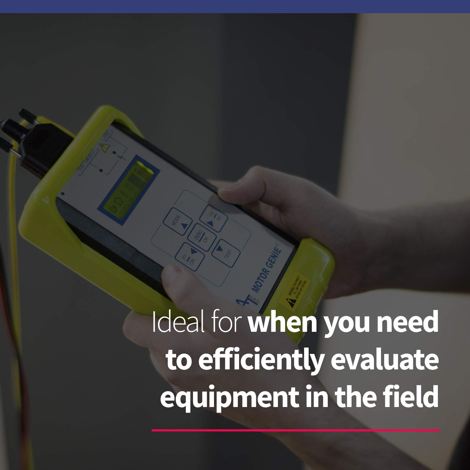 ALL-TEST PRO 31 & Motor Genie Battery Charger - 115V/230V Universal Power Supply for Deenergized Motor Circuit Analysis Testing | Perfect for Industrial Maintenance & Electrical Diagnostics