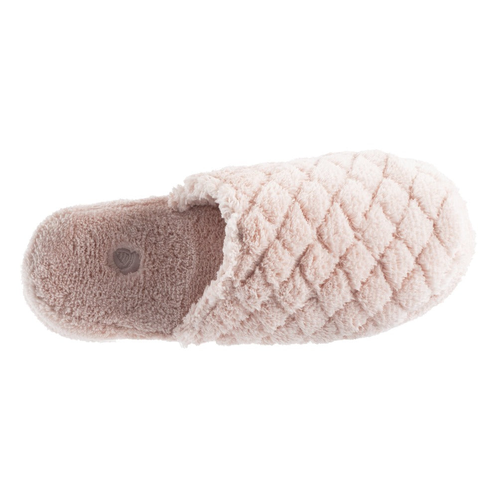 Women's Comfortable Spa Quilted Clog Slippers with Cloud Contour® Cushion - Soft House Shoes for Relaxing at Home, Lounging & Spa Days