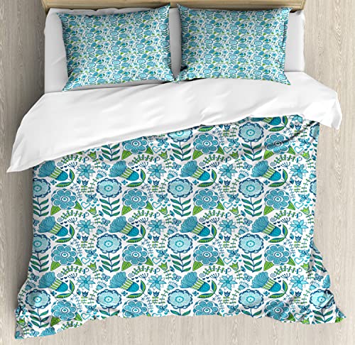 Blue Apple Green White