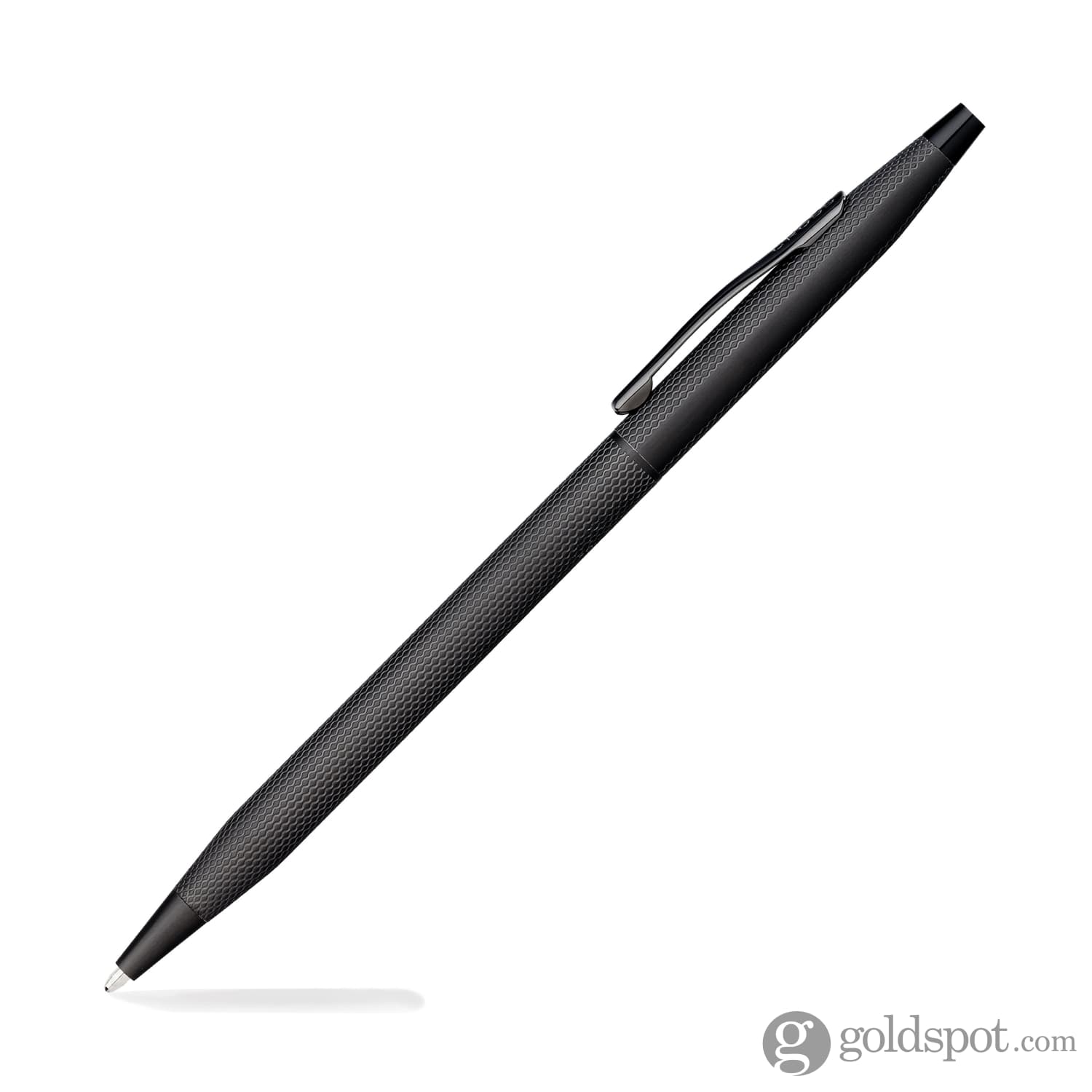 Premium Cross Classic Century Ballpoint Pen - Brushed Black PVD Finish with Diamond Engraving | Luxury Writing Gift for Professionals & Graduates | Office, Business Meetings & Special Occasions