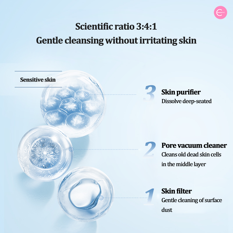 SIMPCARE Sensitive Skin Gentle Oil Control Foaming Cleanser - Hydrating Face Wash for Acne Prone & Oily Skin - Daily Skincare Routine for Men & Women