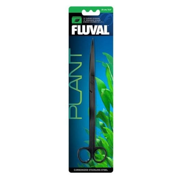 Fluval S Curved Aquarium Scissors - Precision Trimming Tool for Aquatic Plants in Fish Tanks & Aquascaping