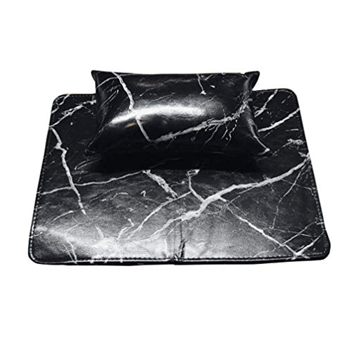FOMIYES Nail Hand Rest Cushion - Ergonomic Salon Hand Holder & Arm Support Pillow for Manicure, Pedicure & Nail Art - Perfect for Nail Technicians & DIY Home Salon Use (Black)