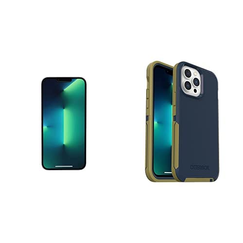 OtterBox Defender Series XT SCREENLESS Edition Case for iPhone 13 Pro Max & iPhone 12 Pro Max - Dark Mineral + OTTERBOX Performance Flex Glass Screen Protector - Heavy Duty Protection for Everyday Use, Work & Outdoor Activities