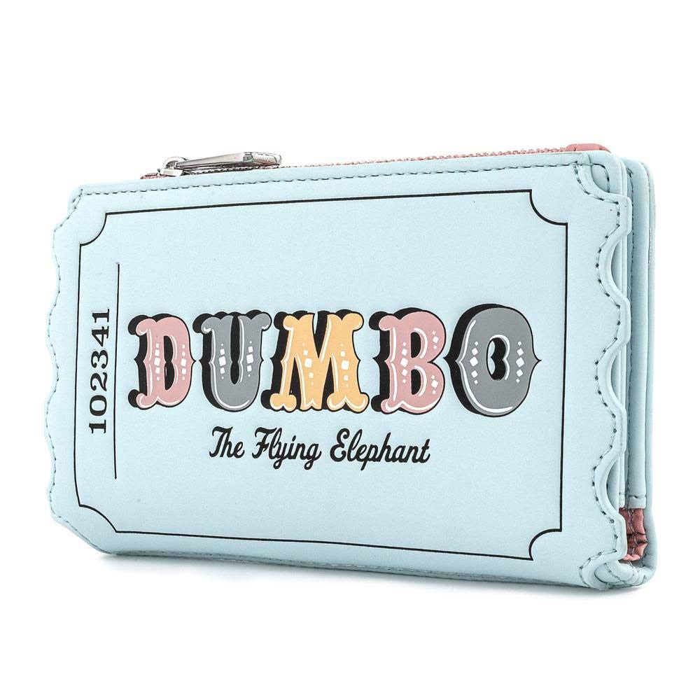 Loungefly Disney Dumbo Circus Ticket Flap Wallet - Cute Cartoon Crossbody Bag for Women, Girls | Perfect for Theme Parks, Disney Trips & Collectors
