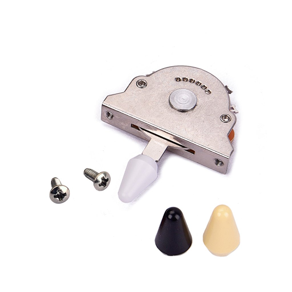 Alnicov 5-Way Pickup Selector Switch for Electric Guitar - Premium Replacement Part with Installation Tips | Perfect for ST, FD Models & DIY Guitar Upgrades