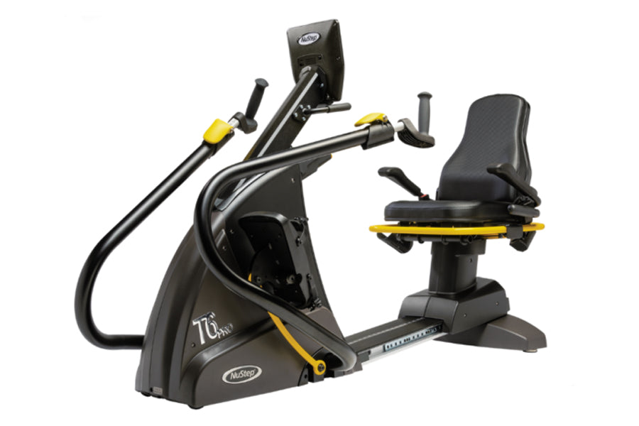 NuStep T6MAX Recumbent Elliptical Stepper Cross Trainer - Low Impact Exercise Machine for Home Gym, Seniors & Physical Therapy - Perfect for Rehabilitation, Cardio Workouts & Full-Body Training