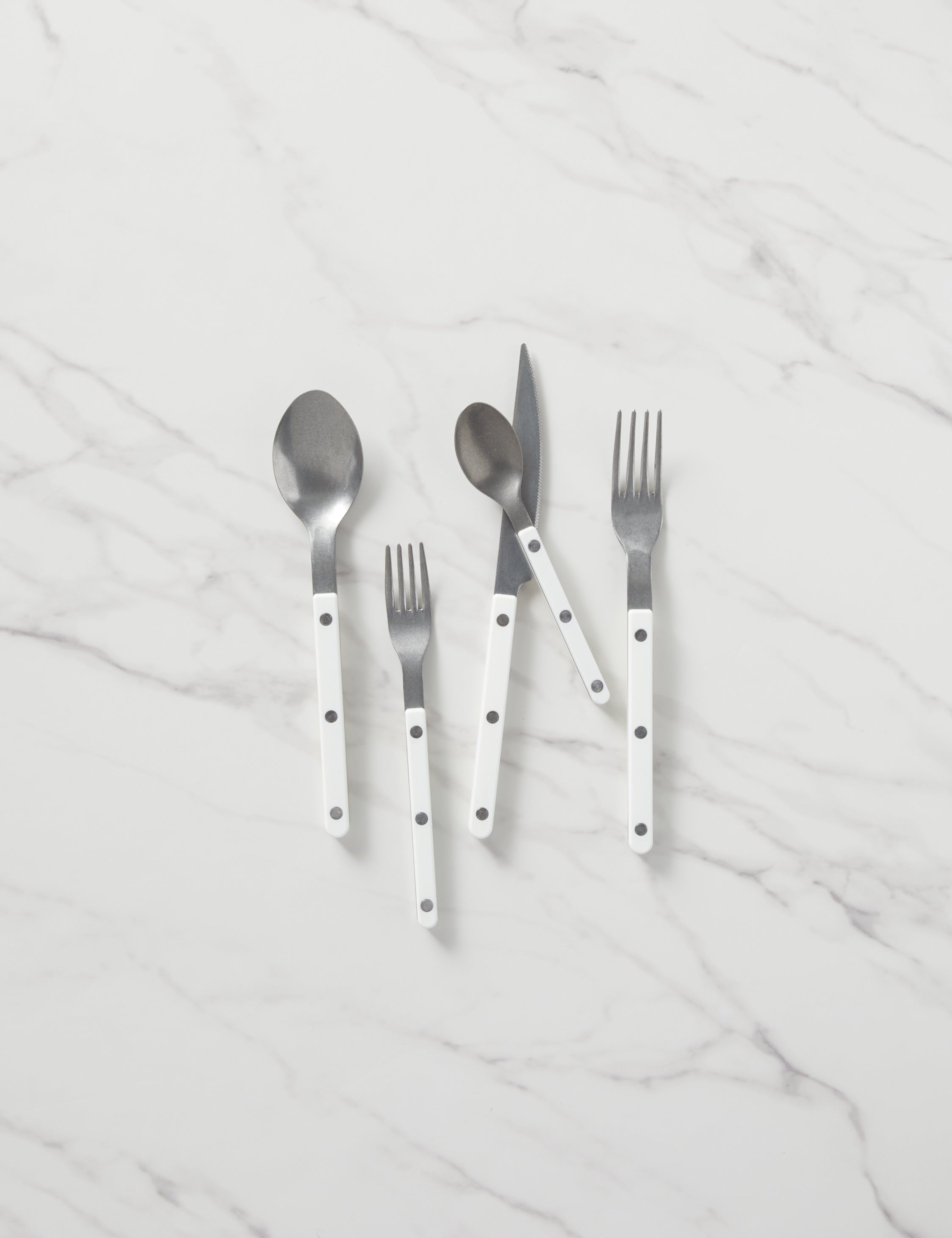 Sabre Bistrot 5-Piece Flatware Set - Premium Stainless Steel Cutlery for Dining, Entertaining & Everyday Use