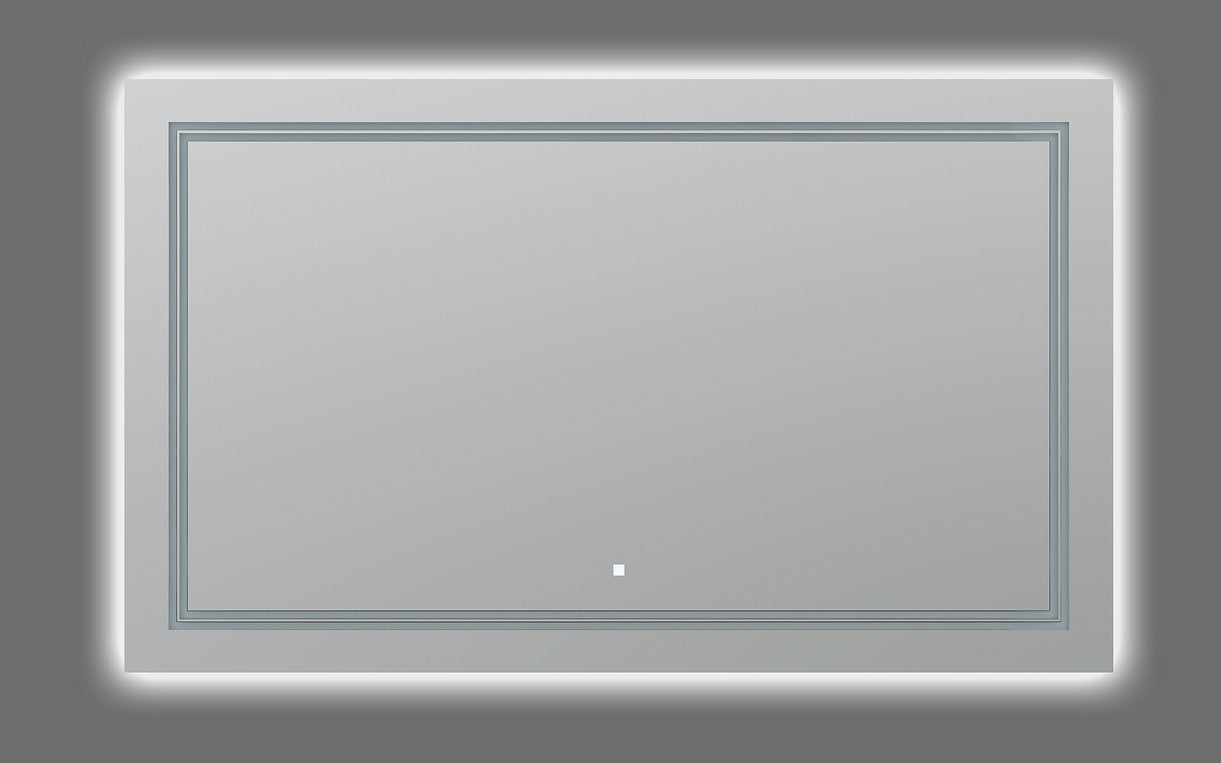 Aquadom SOHO 72x36 Inch LED Lighted Bathroom Mirror with Anti-Fog - Modern Vanity Mirror for Makeup & Shaving - Perfect for Home, Hotel, Spa & Salon Decor