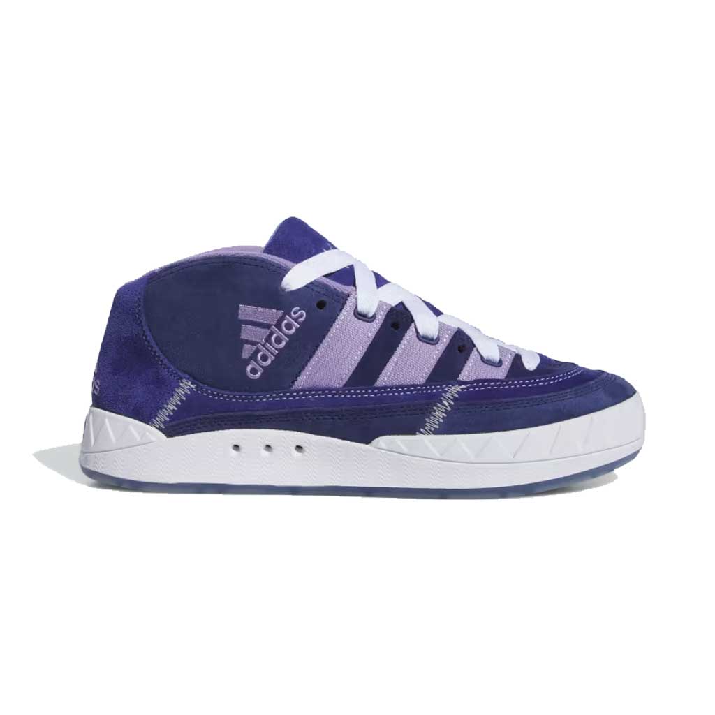 Adidas x Maite Adimatic Mid Sneakers - Victory Blue/Magic Lilac/Dark Blue - Unisex Retro Running Shoes for Men & Women - Perfect for Casual Wear, Street Style & Gym Workouts