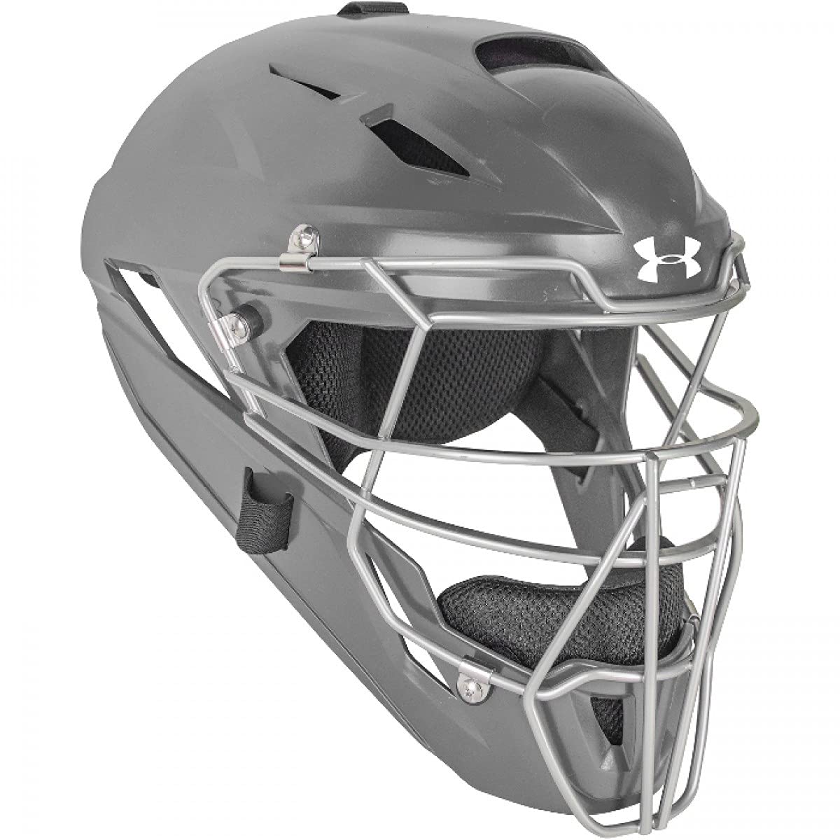 Under Armour UAHG3AGPH Adult Solid Molded Catching Mask - Baseball & Softball Protective Gear for Catchers - Perfect for Training & Games